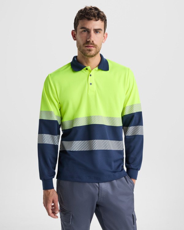 Polo laboral HV de manga larga Vega L/S